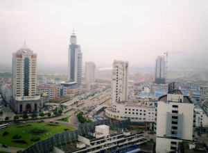 義烏市内風景